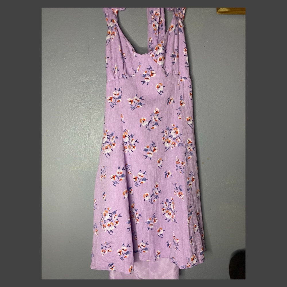 Forever 21 lavender halter skater dress